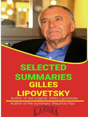 cover image of Gilles Lipovetsky